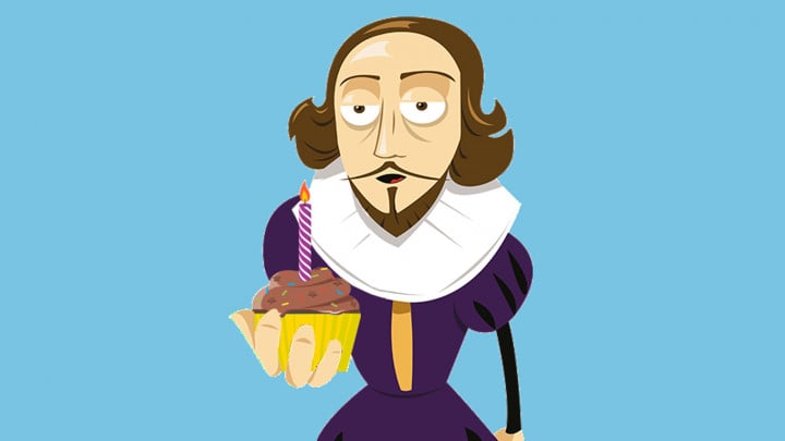Celebrate Shakespeare's birthday